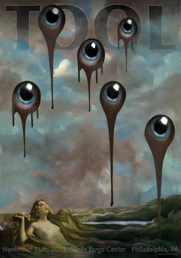 TOOL (band) Fear Inoculum In Concert U.S. Tour: PHILADELPHIA Wells Fargo Center Poster Print