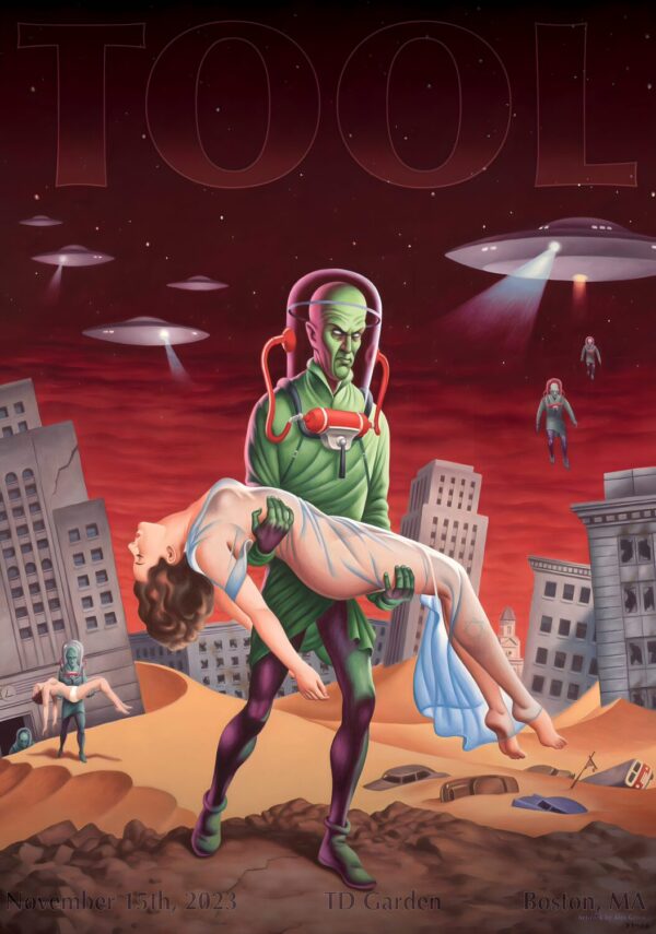 TOOL (band) Fear Inoculum In Concert U.S. Tour: BOSTON TD Garden Poster Print