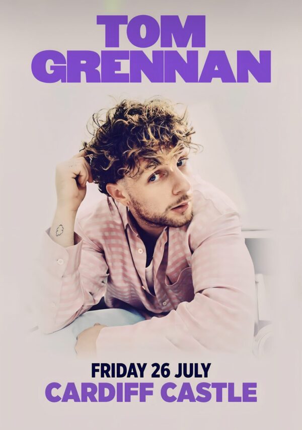 TOM GRENNAN What Ifs & Maybes 2024 Summer Tour: CARDIFF Castle Poster Print