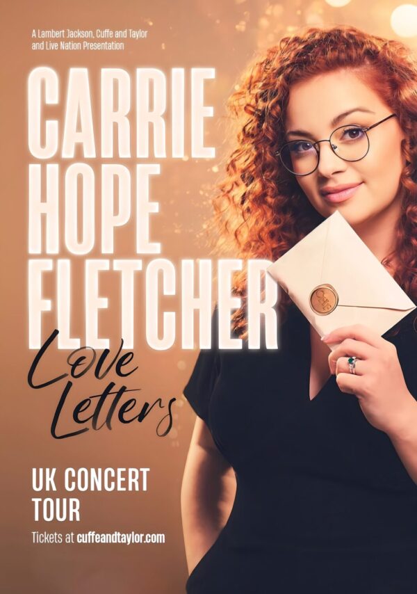 CARRIE HOPE FLETCHER Love Letters 2024 UK Tour Poster