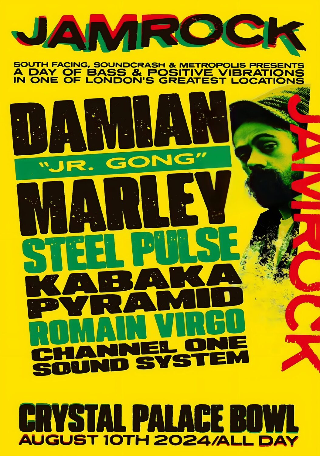 DAMIAN MARLEY Jamrock LONDON Poster