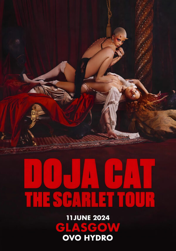 DOJA CAT The Scarlet 2024 UK Tour: GLASGOW OVO Hydro - 11 June 2024 Poster