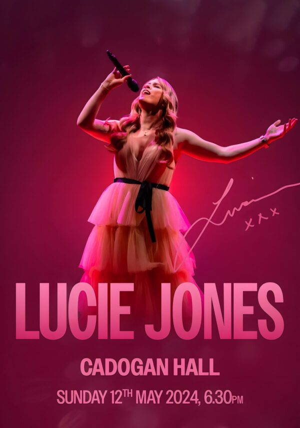 LUCIE JONES Cadogan Hall - 12 May 2024 Poster
