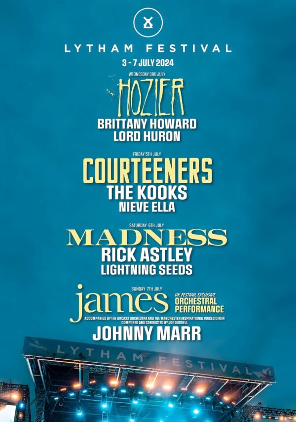 LYTHAM FESTIVAL 2024 Line Up Poster
