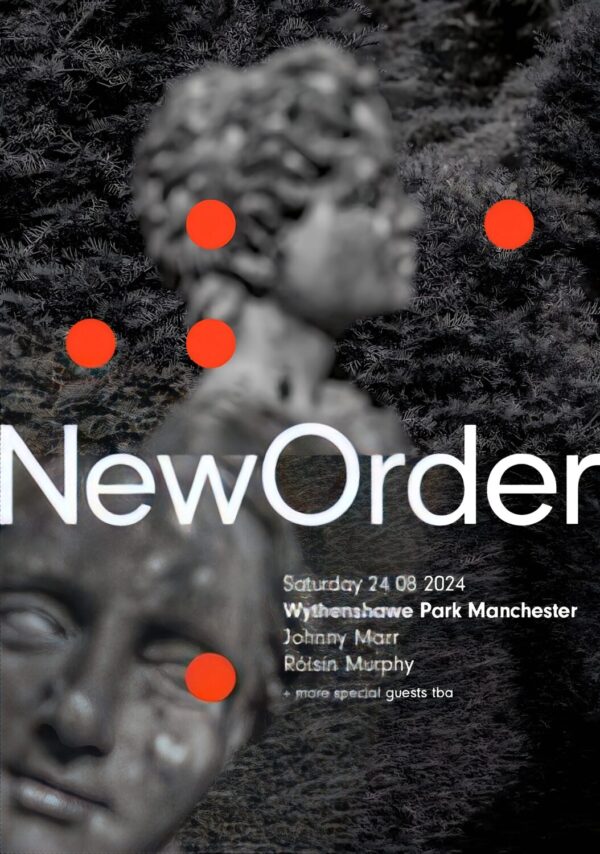 NEW ORDER Reunion 2024 MANCHESTER - 24 August Poster