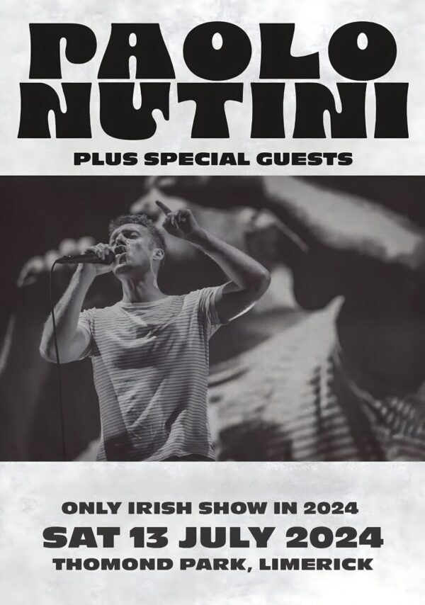 PAOLO NUTINI Last Night in the Bittersweet 2024 Tour: LIMERICK Thomond Park - 13 July 2024 Poster