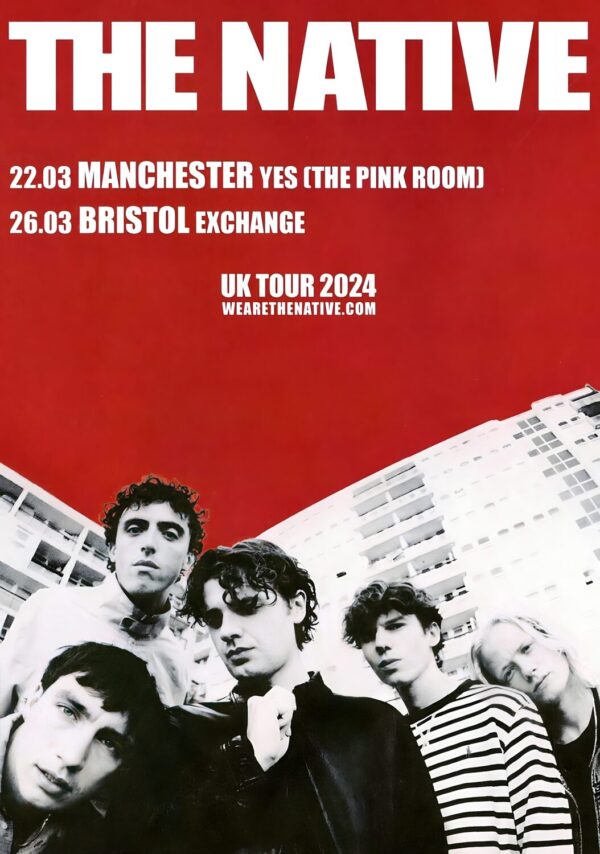 THE NATIVE (band) Looking Back 2024 UK Tour Poster