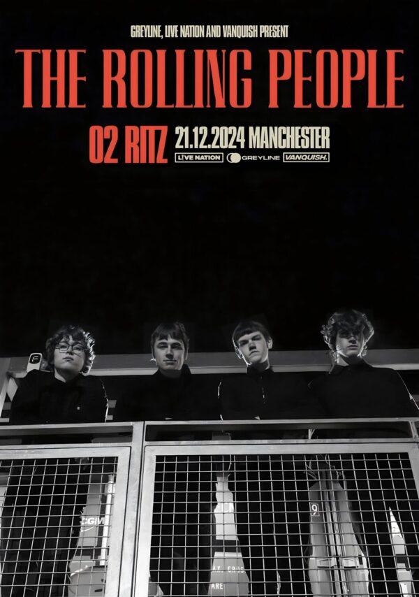 THE ROLLING PEOPLE Grateful for Nothing 2024 UK Tour: MANCHESTER Ritz Poster