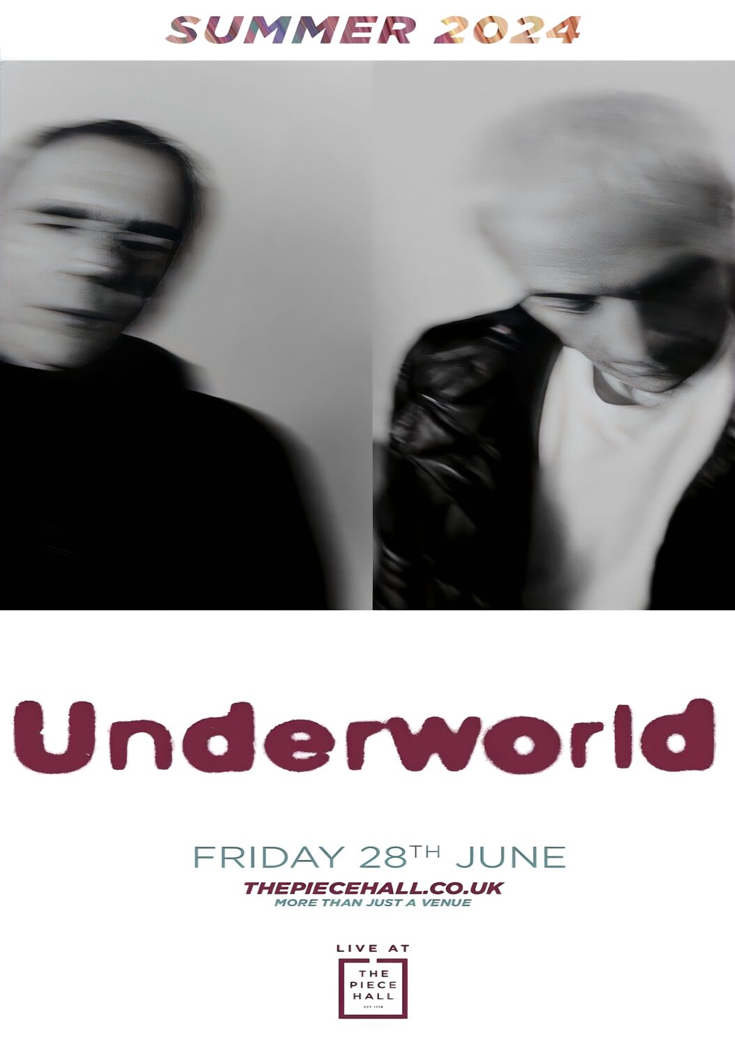 UNDERWORLD 2024 HALIFAX The Piece Hall Poster