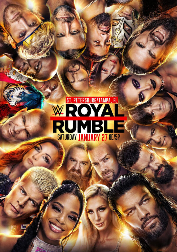 WWE ROYAL RUMBLE St Petersburg / Tampa FLORIDA 27 January 2024 Poster Print
