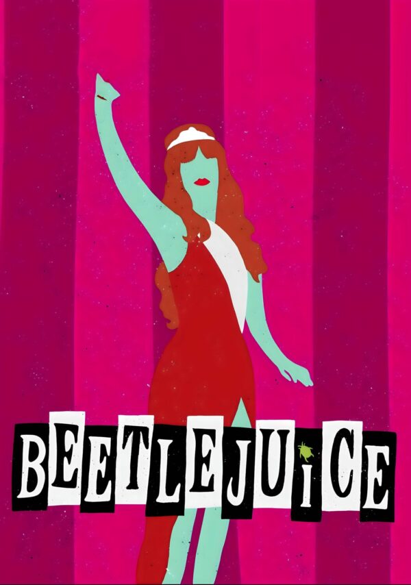 BEETLEJUICE Musical Theatre West End Broadway Poster