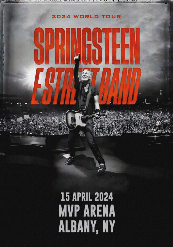 BRUCE SPRINGSTEEN & E Street Band 2024 World Tour: ALBANY, NY MVP Arena Poster Print