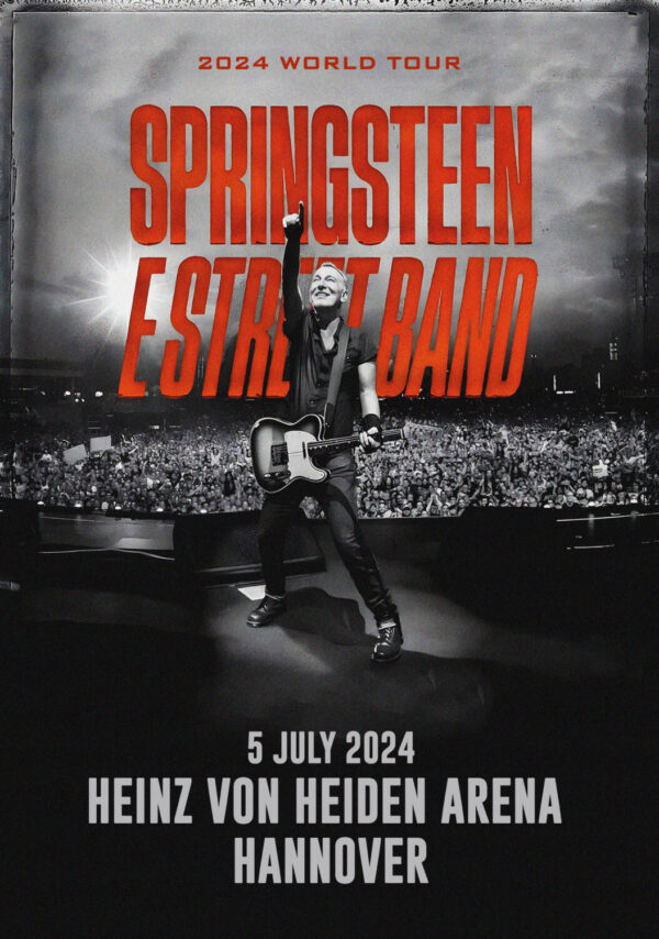 BRUCE SPRINGSTEEN 2024 World Tour HANNOVER Poster