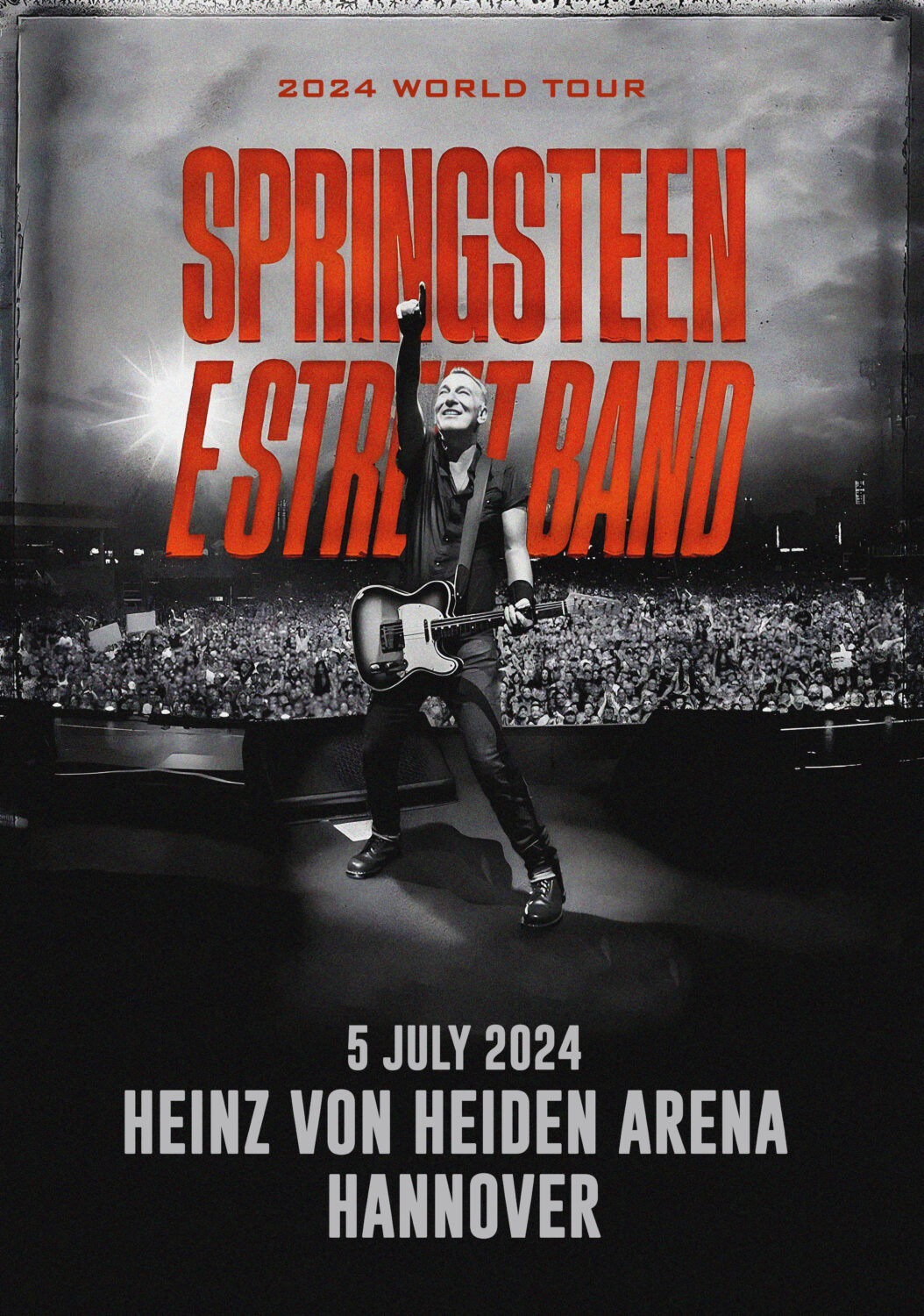 BRUCE SPRINGSTEEN 2024 World Tour HANNOVER Poster