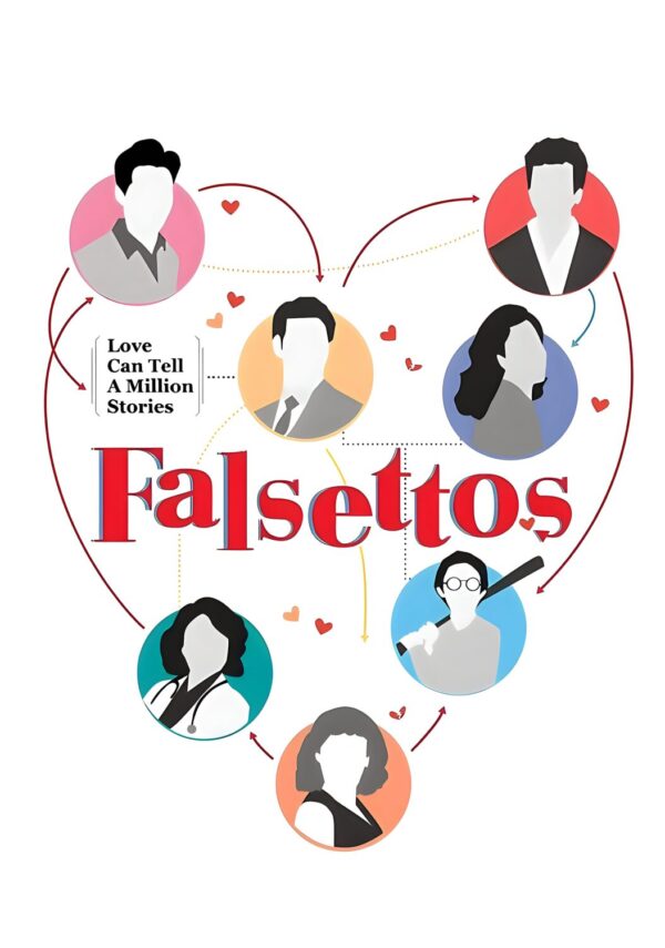 FALSETTOS Musical Theatre West End Broadway Poster