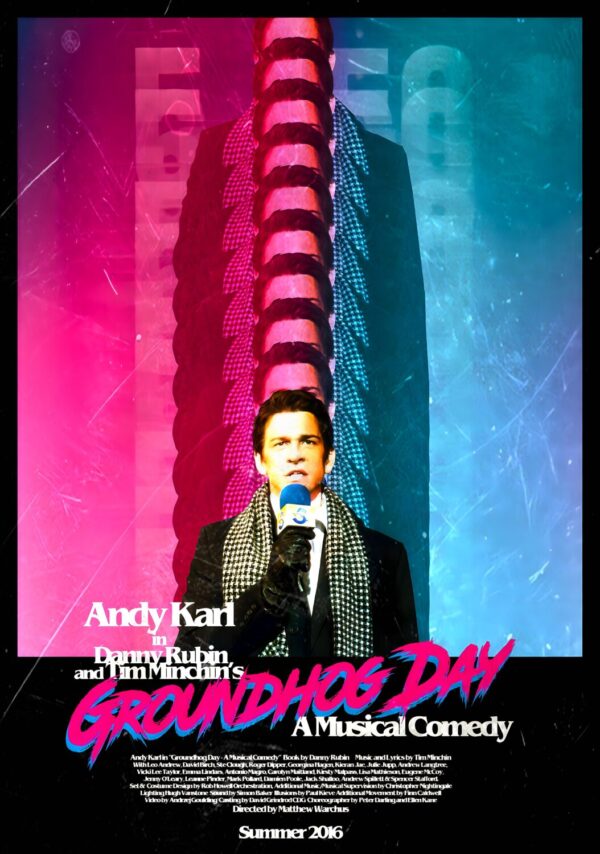 GROUNDHOG DAY Musical Theatre West End Broadway Poster