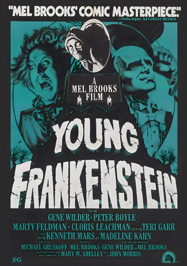 YOUNG FRANKENSTEIN Musical Theatre West End Broadway Poster