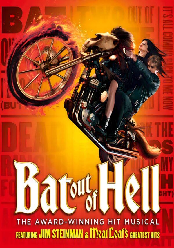BAT OUT OF HELL Musical Theatre West End Broadway Poster
