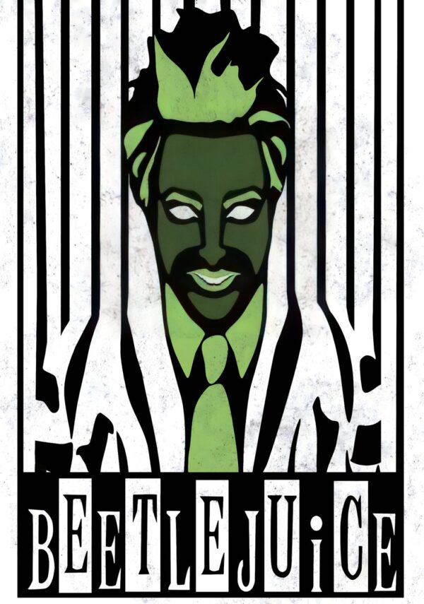 BEETLEJUICE Musical Theatre West End Broadway Poster