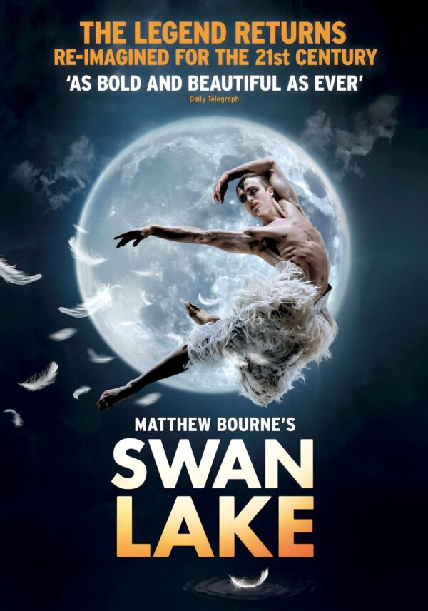 MATTHEW BOURNE'S SWAN LAKE Musical Theatre West End Broadway Ballet Poster Print