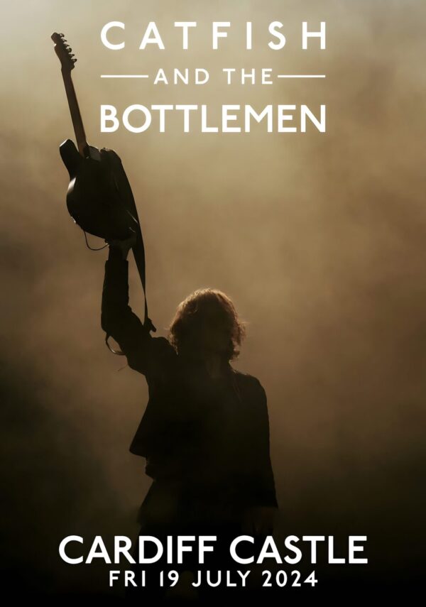 CATFISH AND THE BOTTLEMEN Showtime 2024 Tour: CARDIFF Castle Poster Print