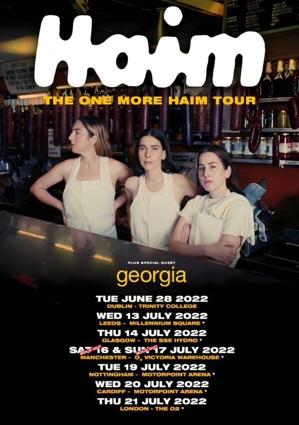 HAIM The One More Haim 2022 UK Tour Poster Print