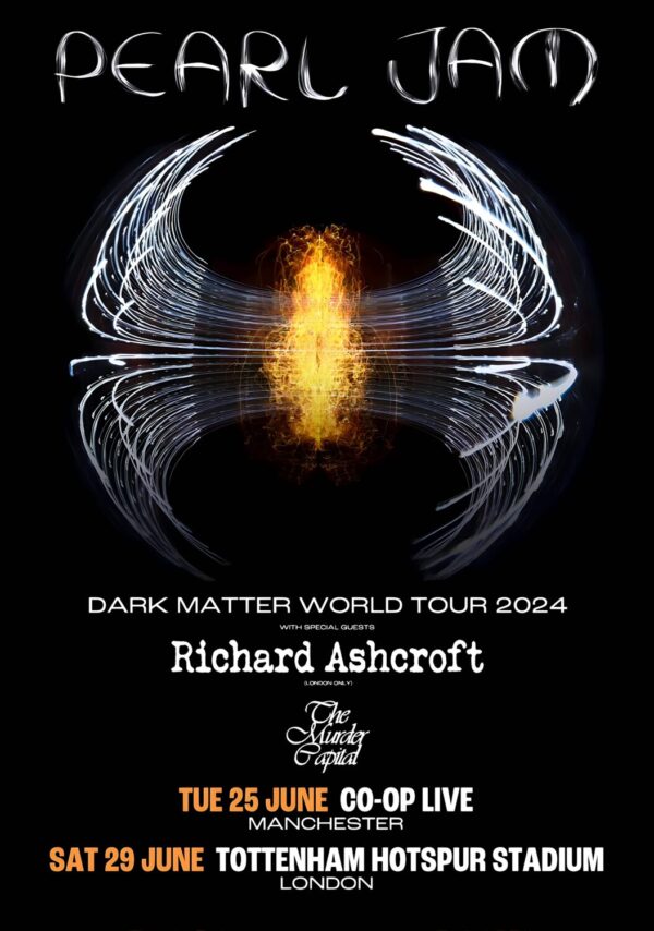PEARL JAM Dark Matter 2024 UK Tour Poster Print