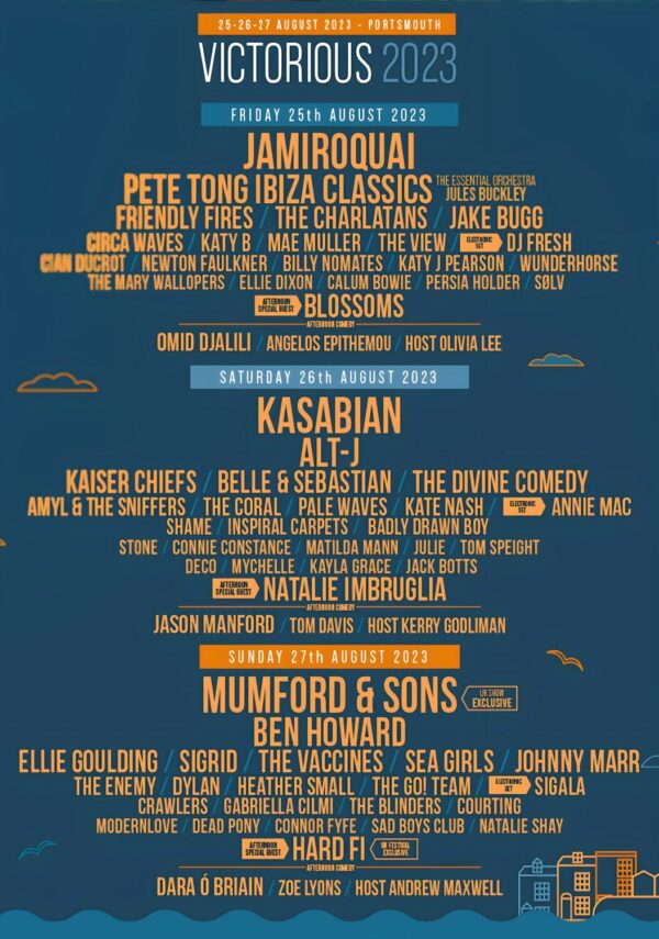 VICTORIOUS FESTIVAL 2023 Line Up Poster Print