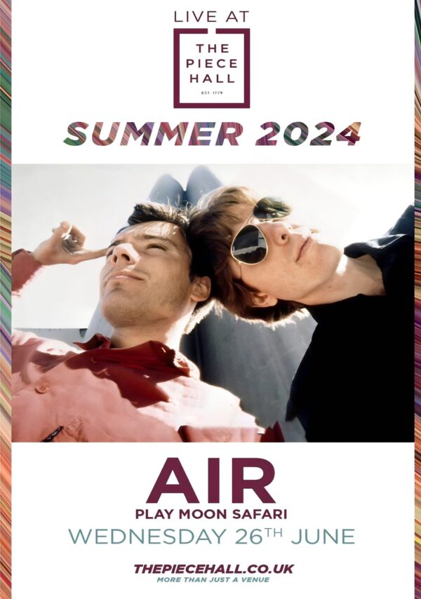 AIR (band) Play Moon Safari Tour: HALIFAX The Piece Hall Poster