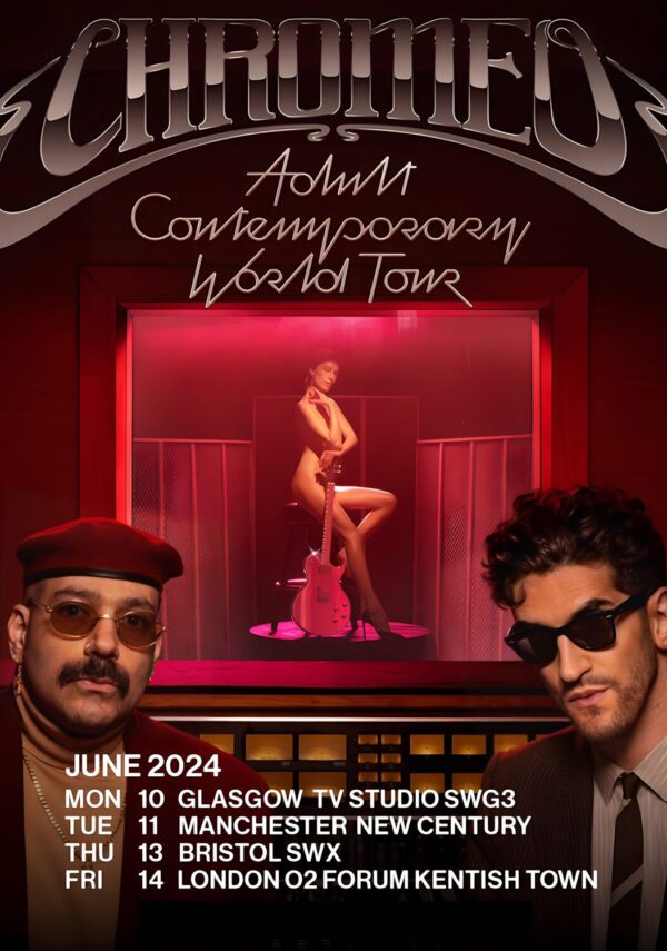 CHROMED (band) Adult Contemporary 2024 UK Tour Poster