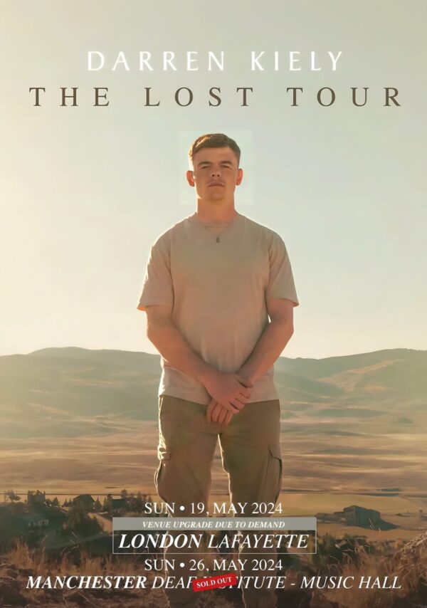 DARREN KIELY 2024 UK Tour: LONDON - MANCHESTER Poster