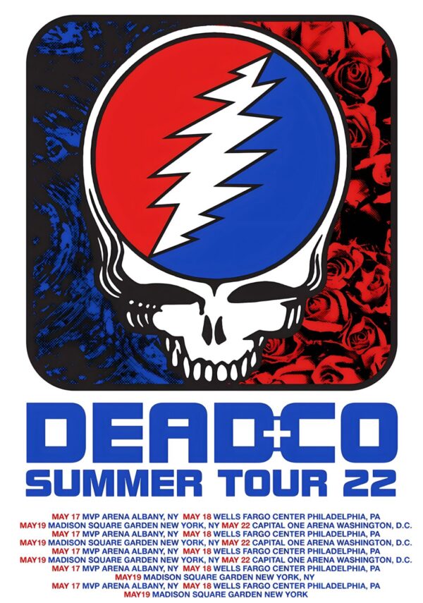 DEAD & CO (Grateful Dead) Summer North American Tour Poster