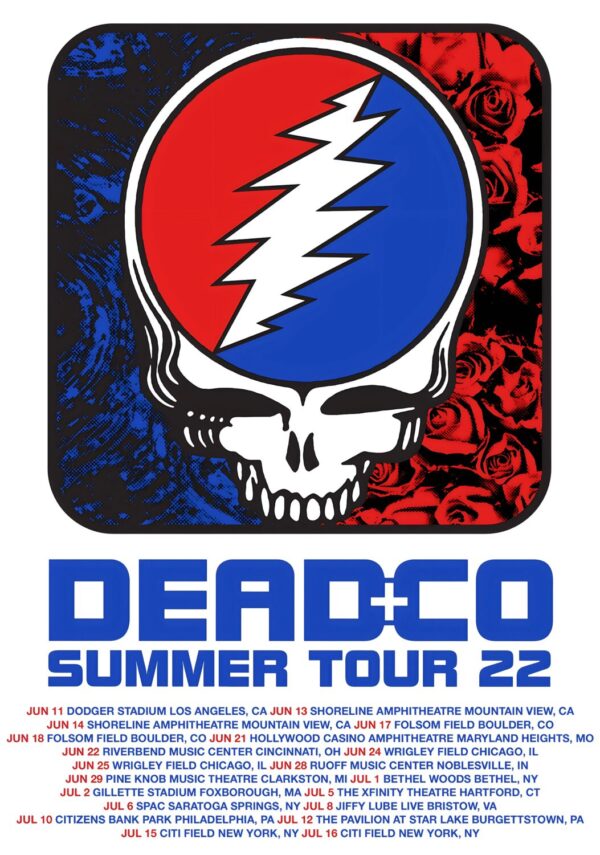 DEAD & CO (Grateful Dead) Summer North American Tour Poster