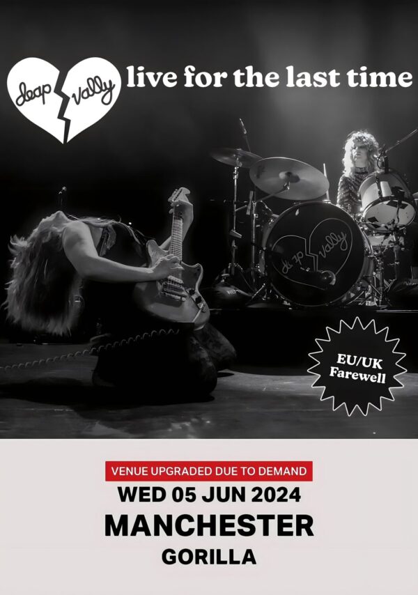 DEAP VALLY Sistrionix: Live For The Last Time: MANCHESTER Gorilla Poster Print