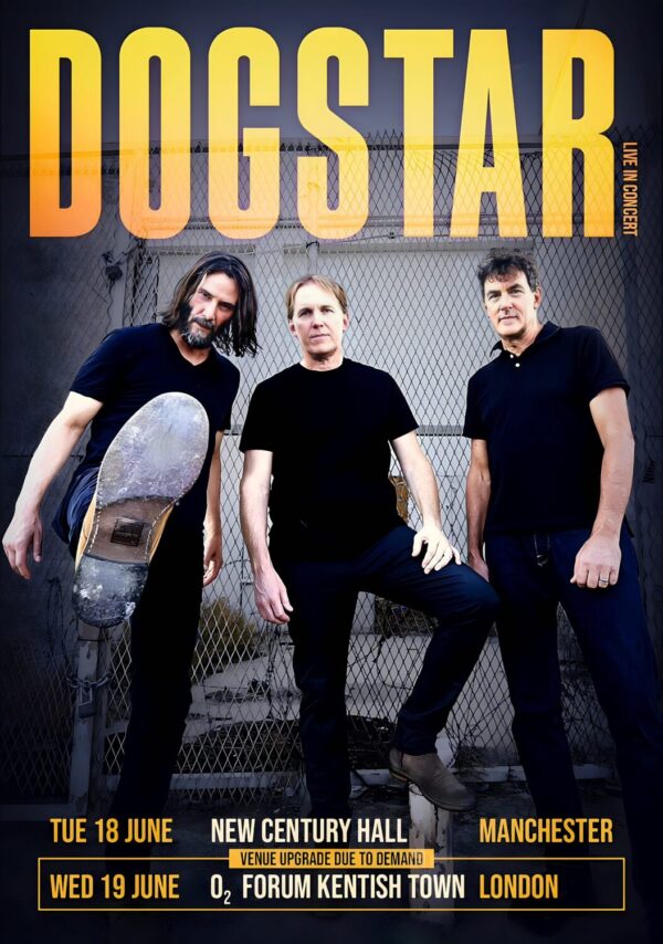 DOGSTAR (band) Somewhere Between The Power Lines & Palm Trees 2024 UK Tour Poster Print
