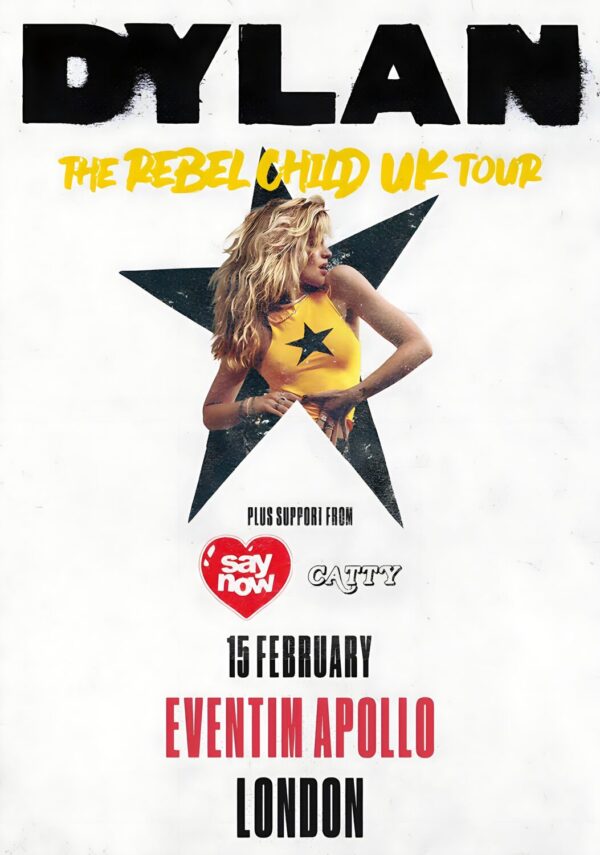 DYLAN (Natasha Woods) The Rebel Child 2024 UK Tour: LONDON Eventim Apollo Poster Print
