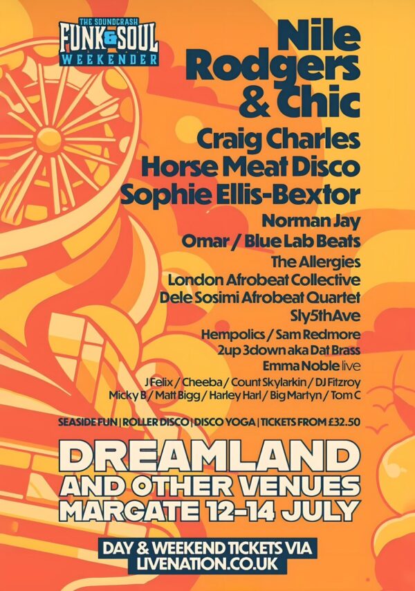 FUNK & SOUL Weekender Festival - Nile Rogers & Chic Tour Poster Print