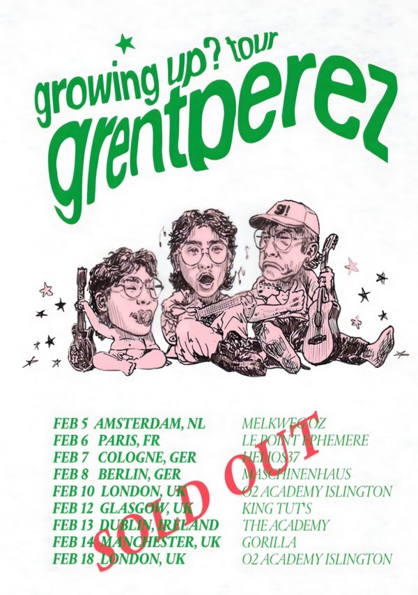 GRENTPEREZ Growinh Up? 2024 UK - Europe Tour Poster