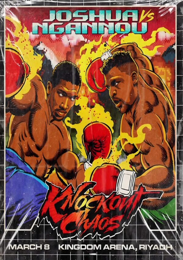 ANTHONY JOSHUA vs. FRANCIS NGANOU Fight Poster