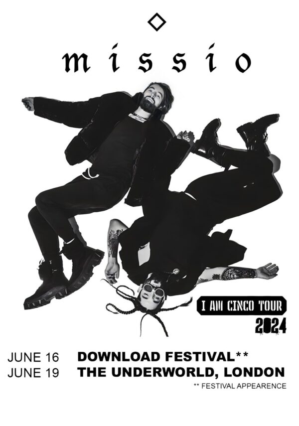 MISSIO I Am Cinco 2024 UK Tour - London Underworld Poster