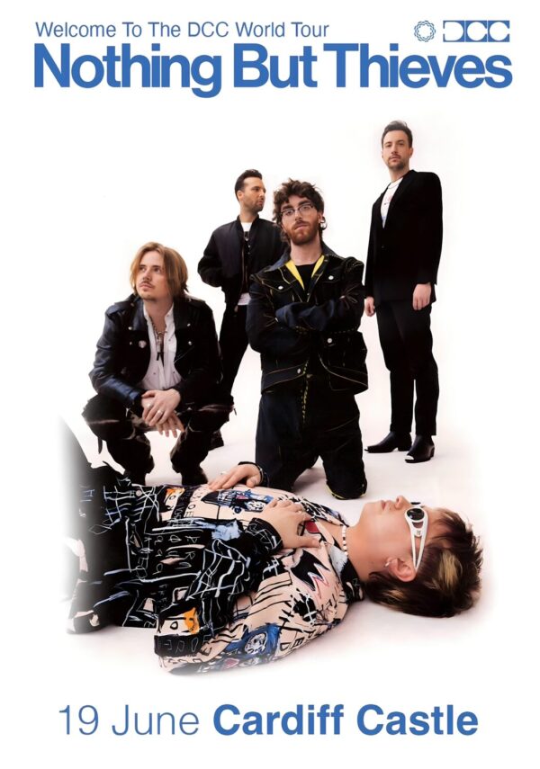 NOTHING BUT THIEVES 2024 Tour: CARDIFF Castle Poster