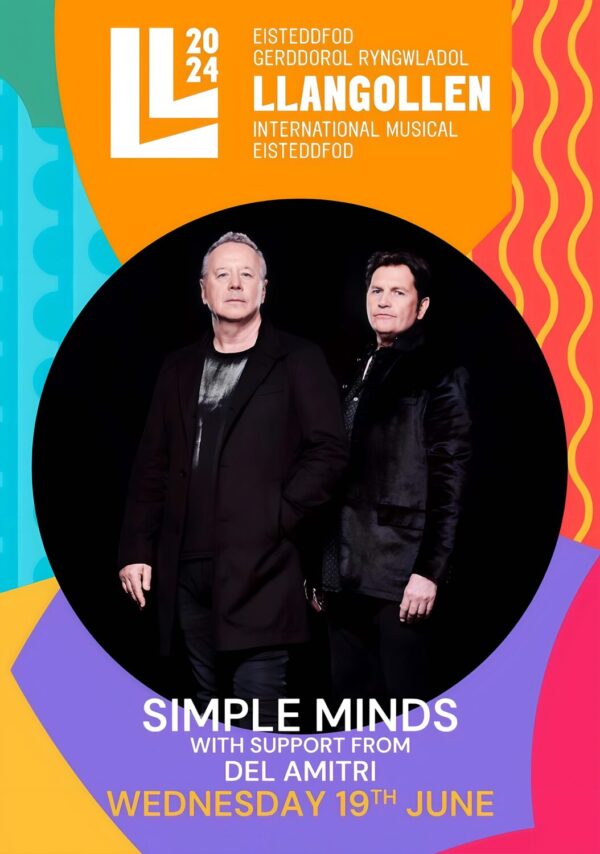 SIMPLE MINDS Global Minds 2024 Tour: LLANGOLLEN Poster