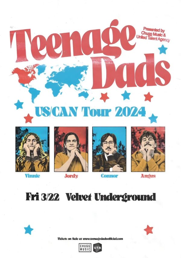 TEENAGE DADS Weapons 2024 World Tour: TORONTO Poster