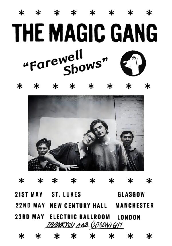 THE MAGIC GANG Farewell Shows 2024 UK Tour Poster Print