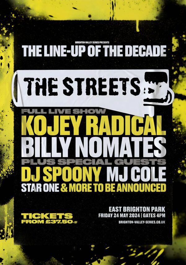 THE STREETS Tour: BRIGHTON- 24 May 2024 Poster
