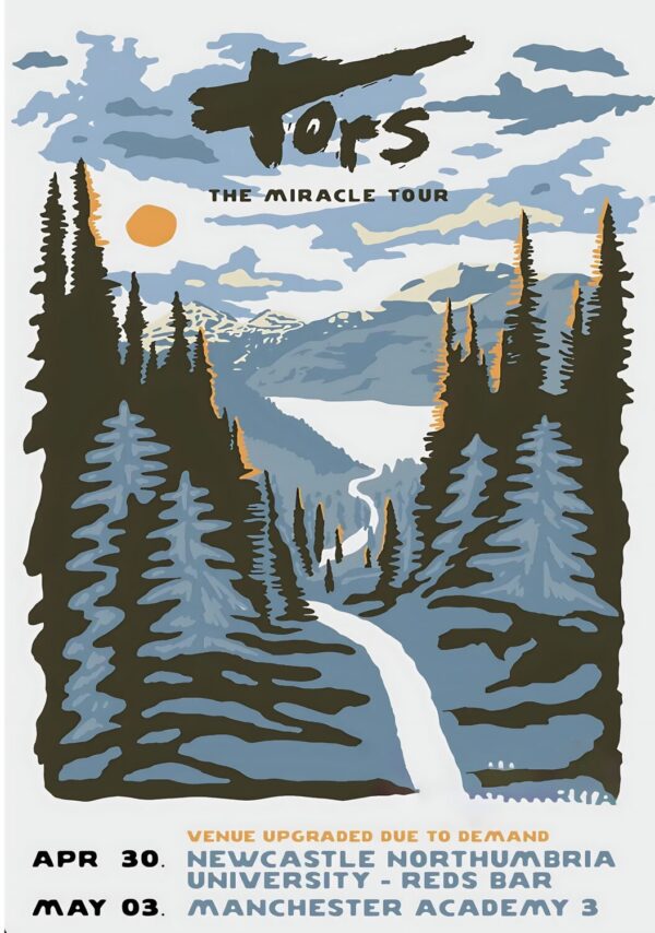 TORS (band) The Miracle 2024 Tour Poster