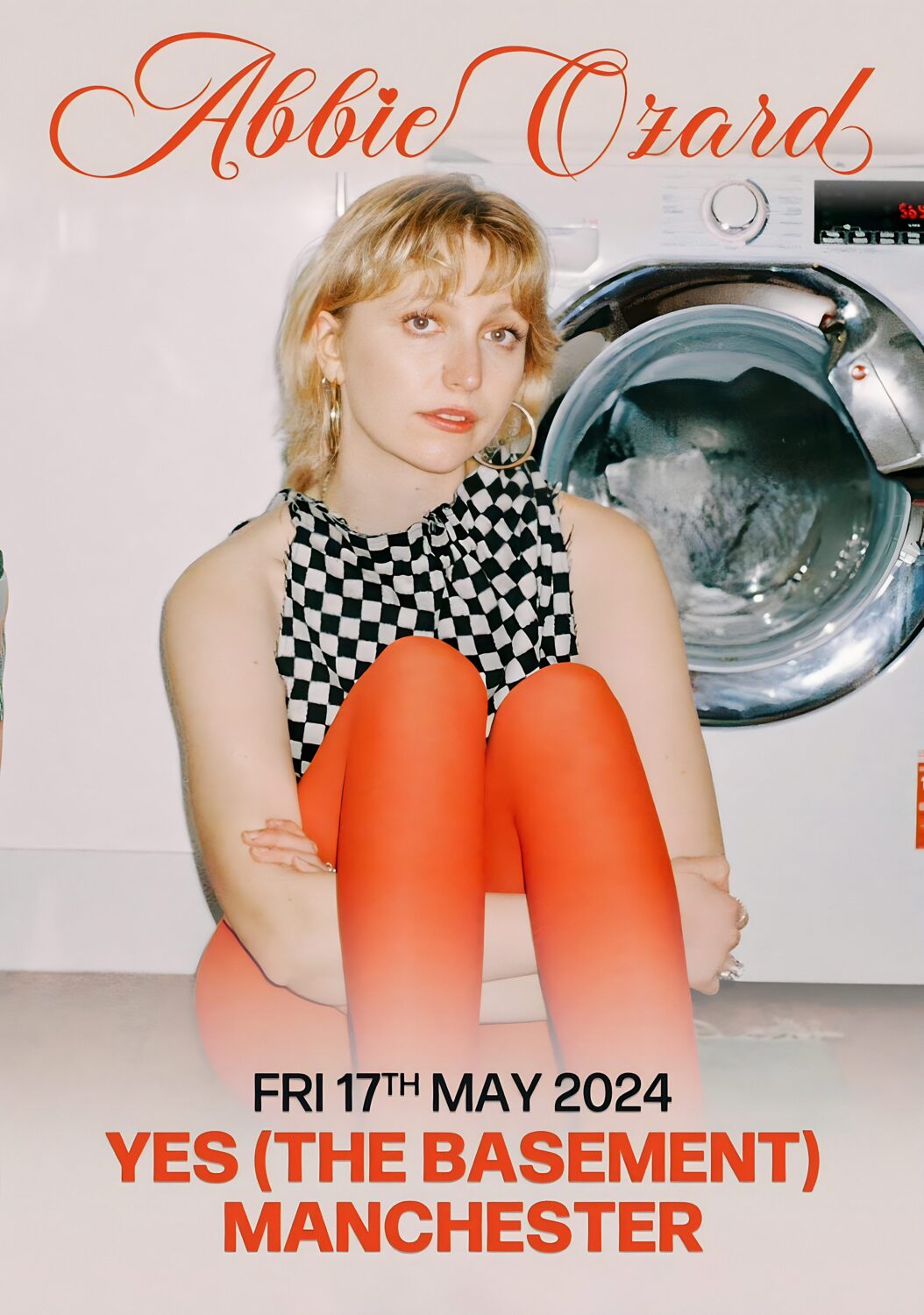 ABBIE OZARD Everything Still Worries Me 2024 UK Tour: MANCHESTER Yes (The Basement) Poster Print