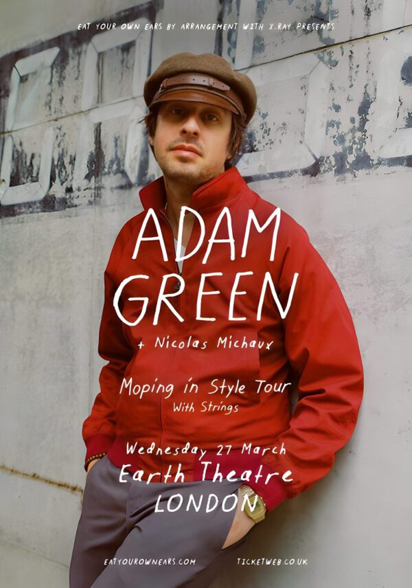 ADAM GREEN Moping in Style 2024 Tour: LONDON Earth Theatre Poster Print