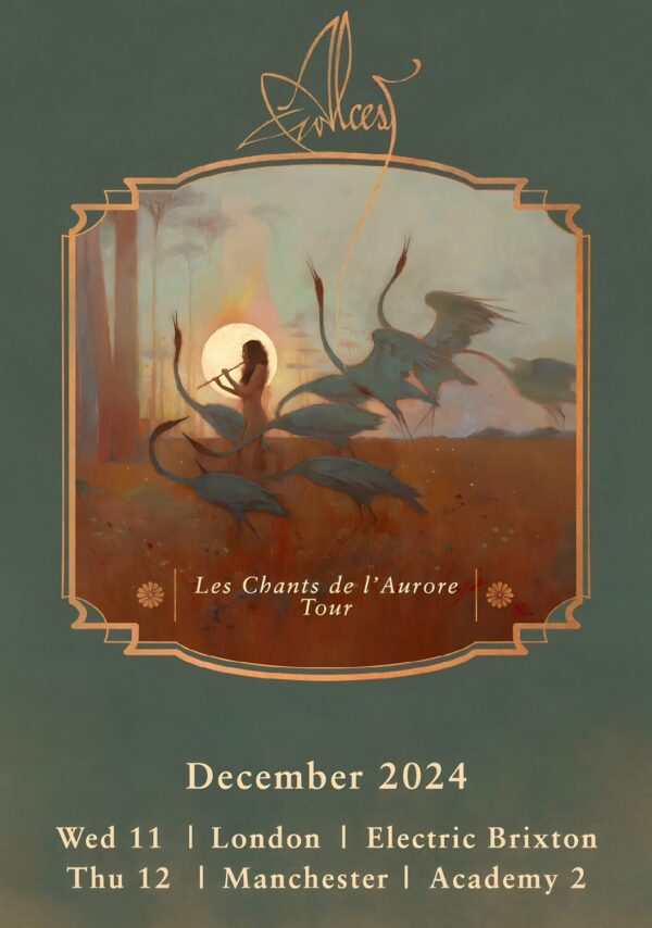 ALCEST Les Chants de l'Aurore 2024 UK Tour: LONDON - MANCHESTER Poster Print