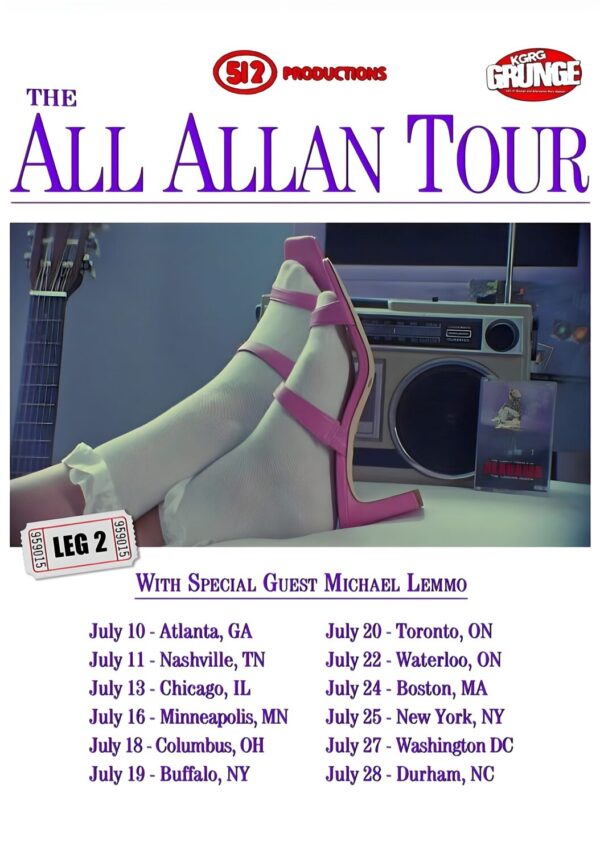 ALLAN RAYMAN The All Allan Hour Tour 2024 North America Poster Print